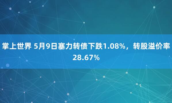 掌上世界 5月9日塞力转债下跌1.08%，转股溢价率28.67%