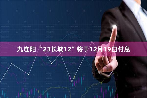 九连阳 “23长城12”将于12月19日付息